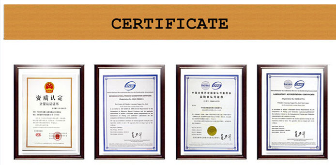 Tira de cobre plateado certificate