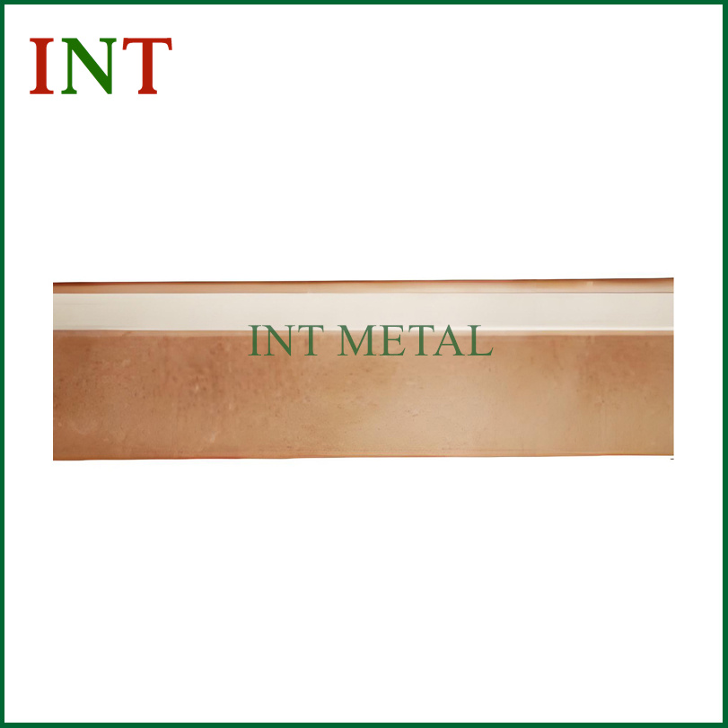 Tira de bronce con revestimiento de plata