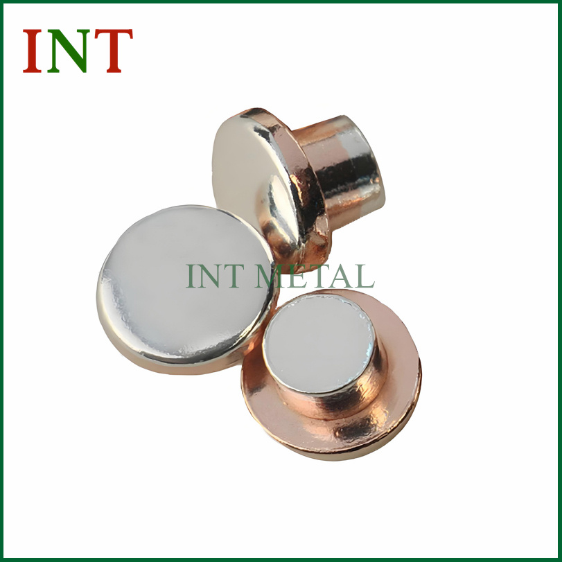 Contacto eléctrico de tungsteno de plata
